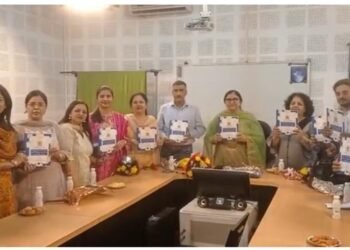 VEERANGANA’ a Sports Magazine release by Padma Shri Padma Sachdev,  Govt. P.G. College for Women Gandhinagar