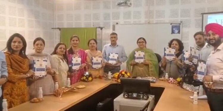 VEERANGANA’ a Sports Magazine release by Padma Shri Padma Sachdev, Govt. P.G. College for Women Gandhinagar