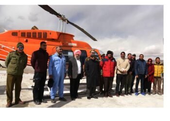 Helicopter services open for tourists in Ladakh