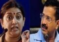 Hawala case: Smriti Irani slams Arvind Kejriwal for giving clean chit to Satyendar Jain
