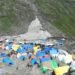 Amarnath Yatra temporarily suspended amid bad weather from Pahalgam route