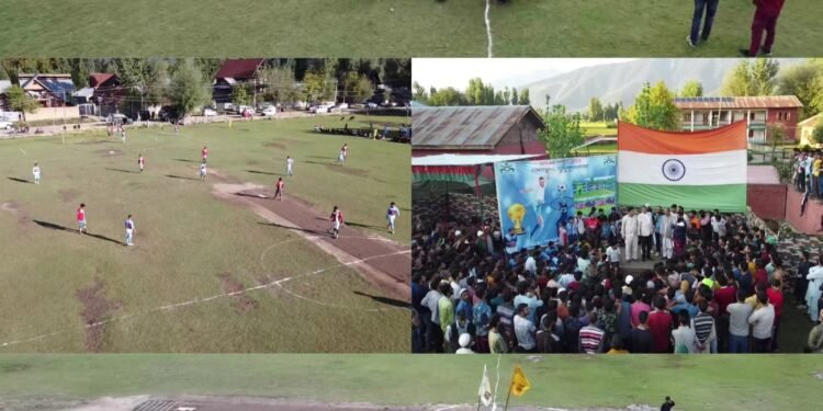 Indian Army along with local football clubs organised Football tournament for budding talents of Lolab*