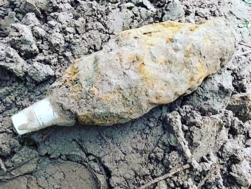 J-K: Two rusted mortar shells found along IB in Jammu, Samba