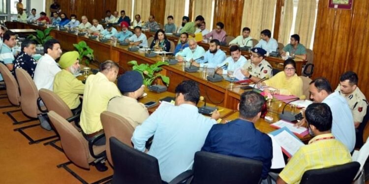 Div Com reviews arrangements for Navratra Festival at Katra