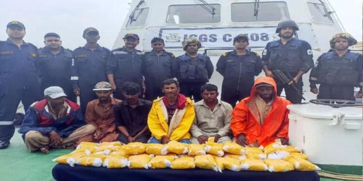 6 Pak nationals held with drugs worth Rs 200 cr off Gujarat coast