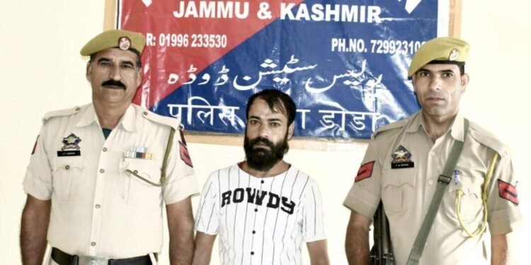 Drug peddler detained, booked under PIT NDPS Act in J&K’s Doda