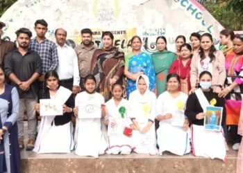 An Art Competition Organised at GGHS Mubark mandi by Inara Welfare Trust