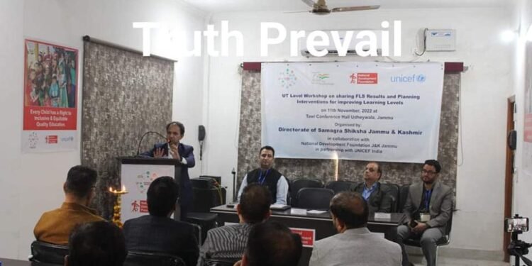 J&K to achieve Foundational Literacy & Numeracy at the end of Grade-III by 2026-27: Kanethia