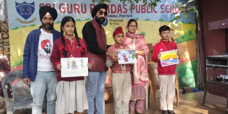 An Art Competition Organised at sri ramdas public school by Inara Welfare Trust