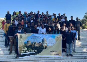 Dept of Archives J&K, SMVDU celebrate World Heritage Week at Mubarak Mandi