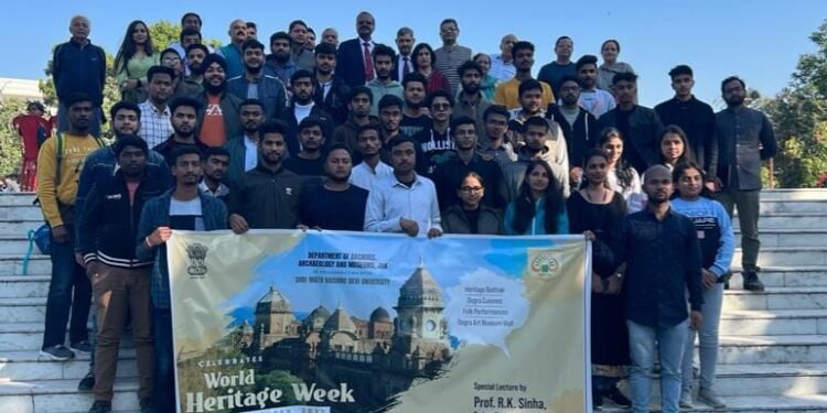 Dept of Archives J&K, SMVDU celebrate World Heritage Week at Mubarak Mandi