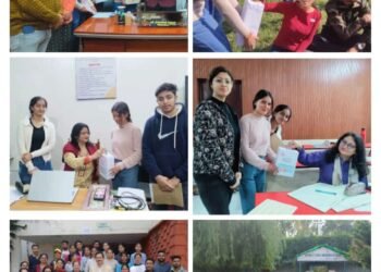 Day wise activities were performed by the NSS Volunteers 