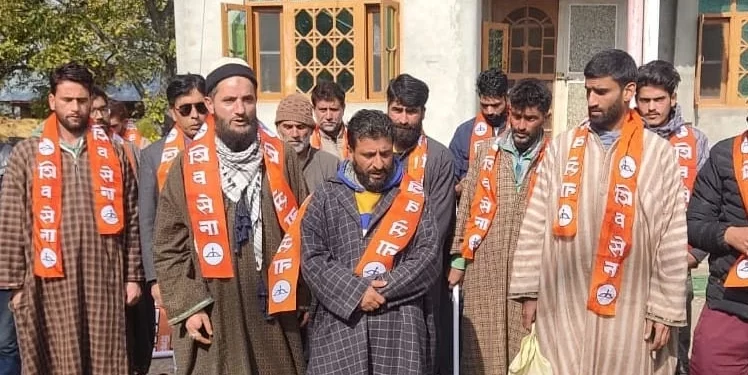 Dozens from Kashmir joined Shiv Sena