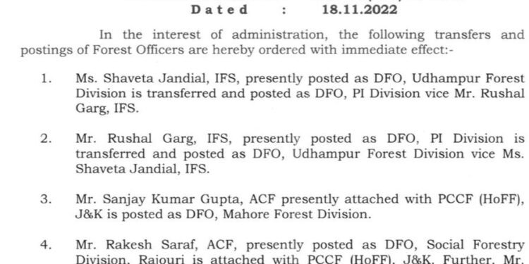 Transfer and postings