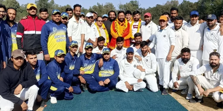 Inter District Tournament in celebration of Press week organised by MCC showing Sports, Culture & Tourism of J&K