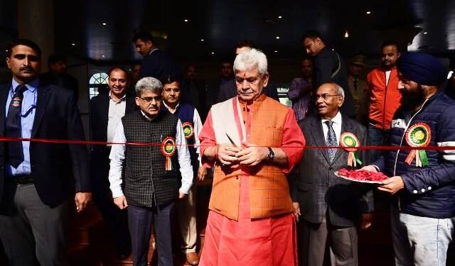 LG Sinha inaugurates farmer’s convention on liquid ‘Nano Urea’ in Jammu