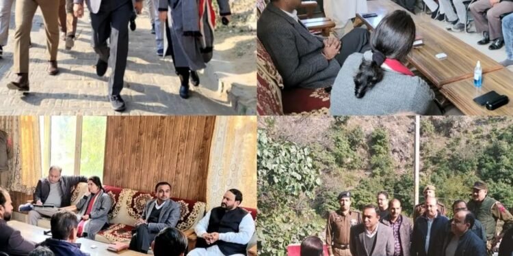 Div Com visits Shiv Khori, takes stock of developmental works around Shrine area