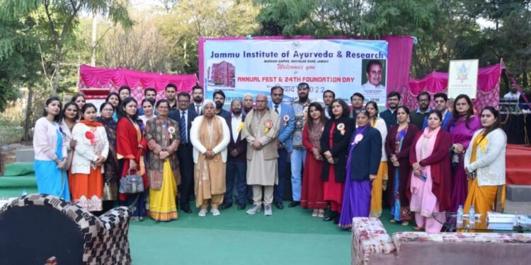 JAMMU INSTITUTE OF AYURVEDA AND RESEARCH CELEBRATES ANNUAL FEST & 24TH FOUNDATION DAY – “BUNIYAD” 2022 .