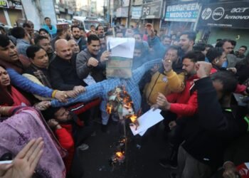J&K BJP holds protests against Bhutto’s remarks