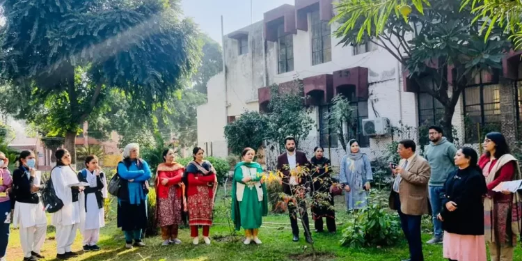 Dept. of Botany PSPS GCW Gandhi Nagar organised ”Tree Talk”