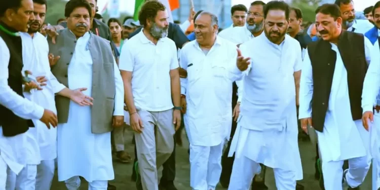 Shri. Rajnish Sharma (Mian), Treasurer J&K Pradesh Congress Committee, reached Rajasthan yesterday to participate in Bharat Jodo Yatra