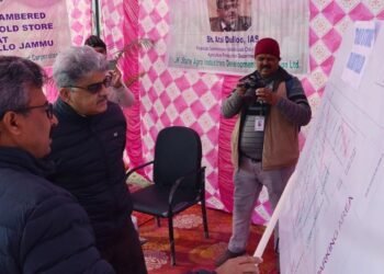 Atal Dulloo launches construction work on Cold Store at Talab Tillo