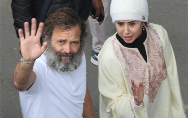 Actor-politician Urmila Matondkar joins Rahul Gandhi’s Bharat Jodo Yatra in Jammu