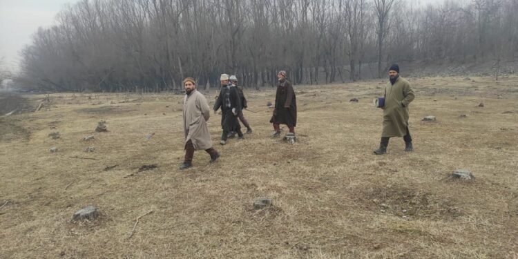 37 kanals of Kahcharia land retrieved during anti encroachment drive at Hajin