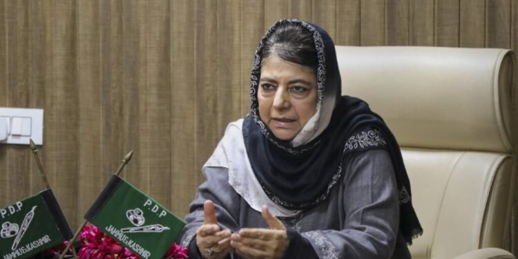 Not a people-friendly budget Mehbooba Mufti