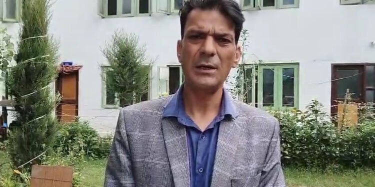 BJP Leader Tafazul Wani Urges Election Commission of India to Transfer ACR Bandipora Shabir Ahmad