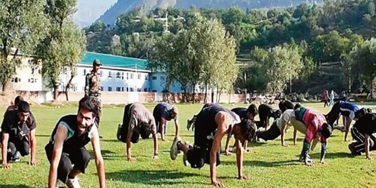 Army trains aspirants of Agniveer in Ganderbal