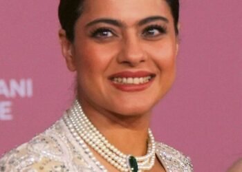 Kajol Exudes Boss Lady Vibes in Stylish Embroidered Pantsuit in Jaipur