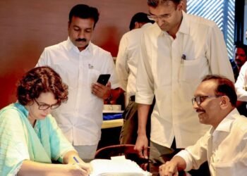 Priyanka Gandhi Files Nomination for Wayanad Lok Sabha Bypoll