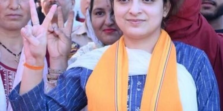Lone BJP woman candidate Shagun Parihar wins from J-K’s Kishtwar