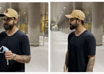 “Take as many photos as you want!” Virat Kohli playfully tells paparazzi at the Mumbai airport