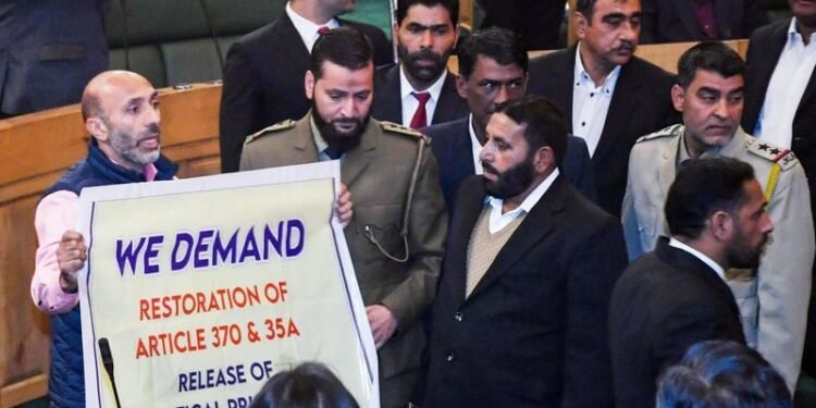 Pandemonium in J&K Assembly Over Special Status Resolution, Session Adjourned
