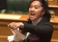 New Zealand MP performs Haka dance in Parliament in protest over Treaty Bill