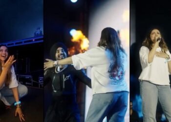 Deepika Padukone teaches Diljit Dosanjh Kannada during Bengaluru concert