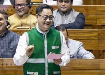 Our words, actions shouldn’t diminish India’s image in world fora: Rijiju during Constitution debate
