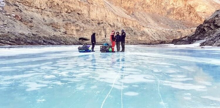Uncertainty looms over Chadar trek as Zanskar river not yet frozen