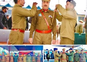 Piping Ceremony Held at DPL Anantnag to Honor Newly Promoted SIs
