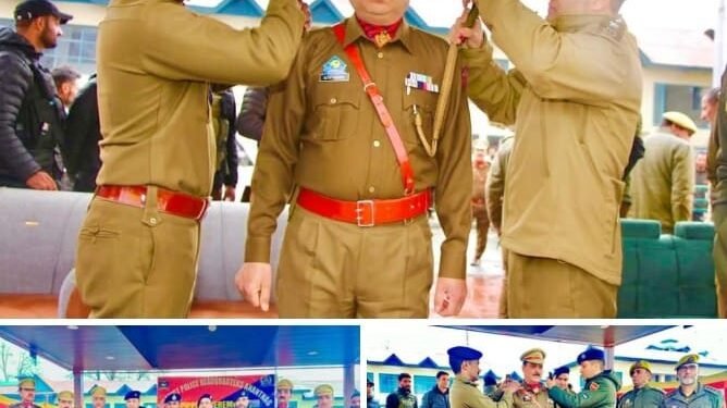 Piping Ceremony Held at DPL Anantnag to Honor Newly Promoted SIs
