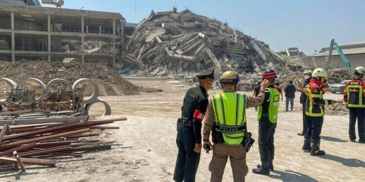 3 dead, 90 missing as high-rise building collapses in Bangkok earthquake