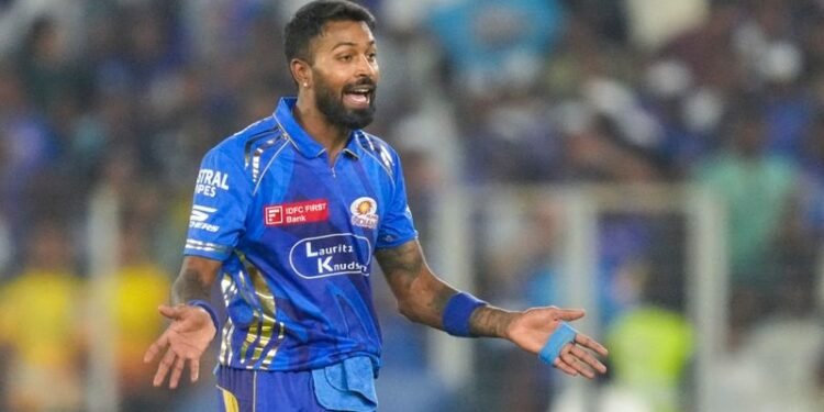IPL 2025: Mumbai Indians skipper Hardik Pandya fined Rs 12 lakh for slow over rate