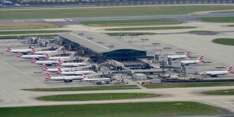 Global travel chaos has airlines scrambling after fire forces London’s Heathrow shutdown