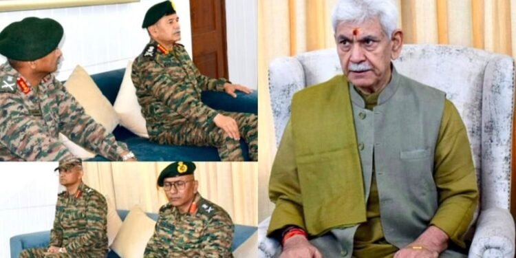 L-G Sinha reviews security measures with Army Chief, urges action against terrorists