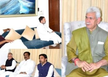 Rahul Gandhi meets L-G Sinha to discuss Pahalgam terror attack