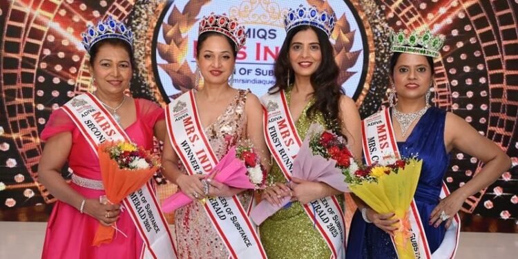 The 14th Season of Mrs. INDIA Queen of Substance 2025 concluded with elegance and glamour at the Radisson Blu in New Delhi