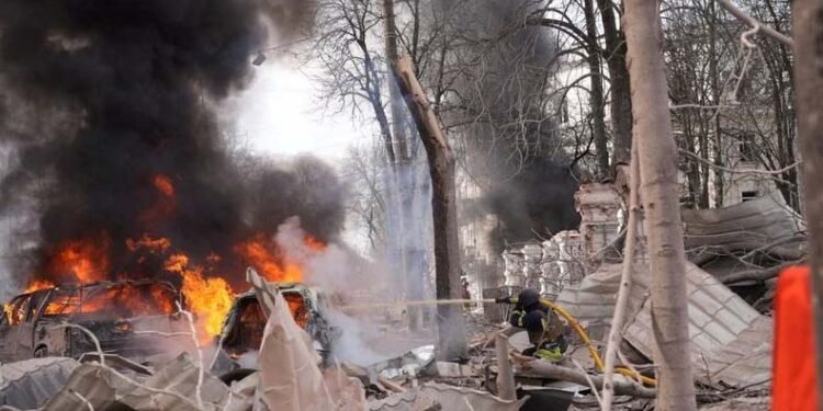 32 killed, 80 injured in Russian missile attack on Ukrainian city of Sumy