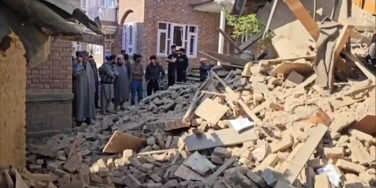 Houses of two LeT terrorists involved in Pahalgam attack destroyed in blast